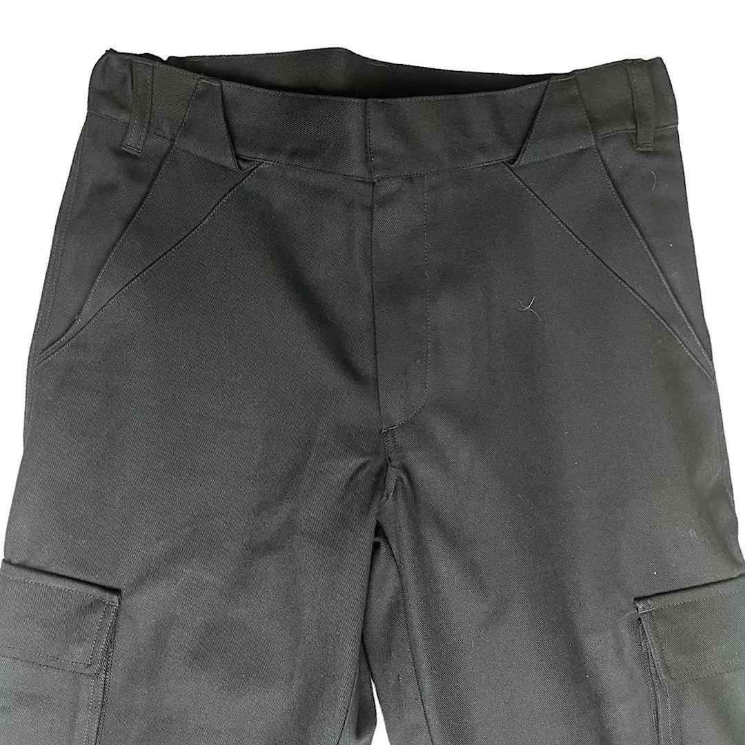 GR10K Klopman Shank Structured Black Cargo Pants