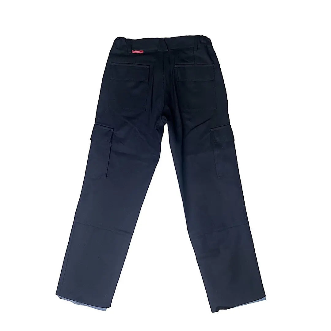 GR10K Klopman Shank Structured Black Cargo Pants