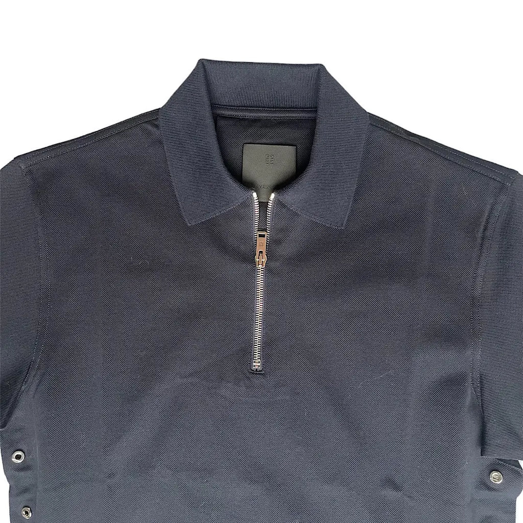 Givenchy Half-Zip Cotton-Pique Polo Shirt