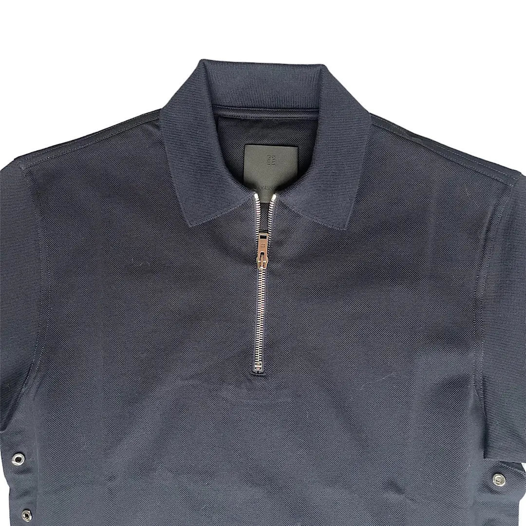 Givenchy Half-Zip Cotton-Pique Polo Shirt