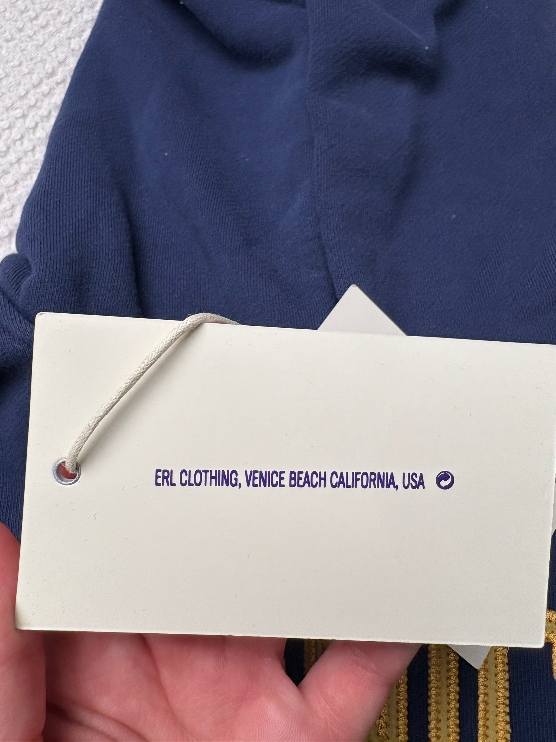 ERL Unisex Venice Football Hoodie Knit