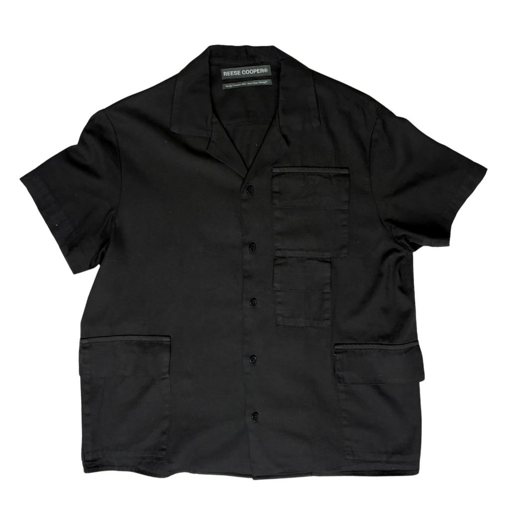 Reese Cooper Short Sleeve Cotton Cargo Shirt