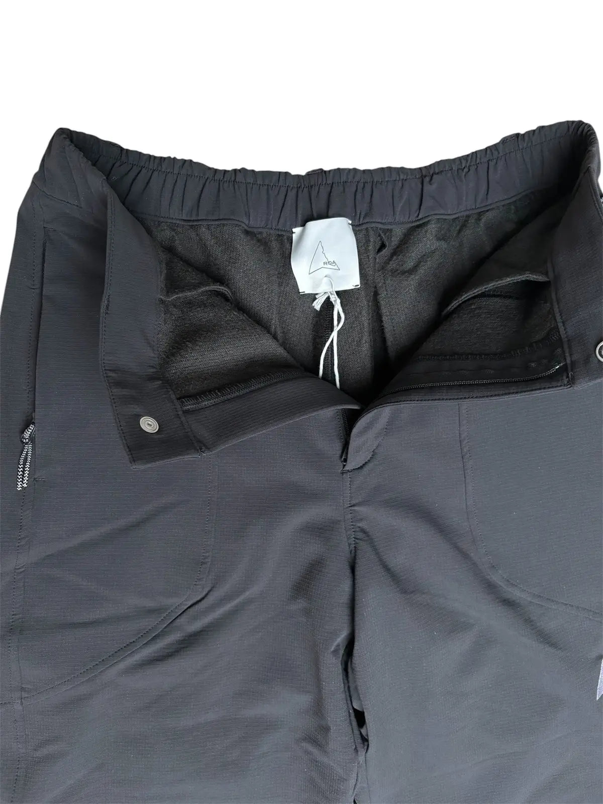 ROA Hiking Black Technical Soft-Shell Nylon Stretch Pants