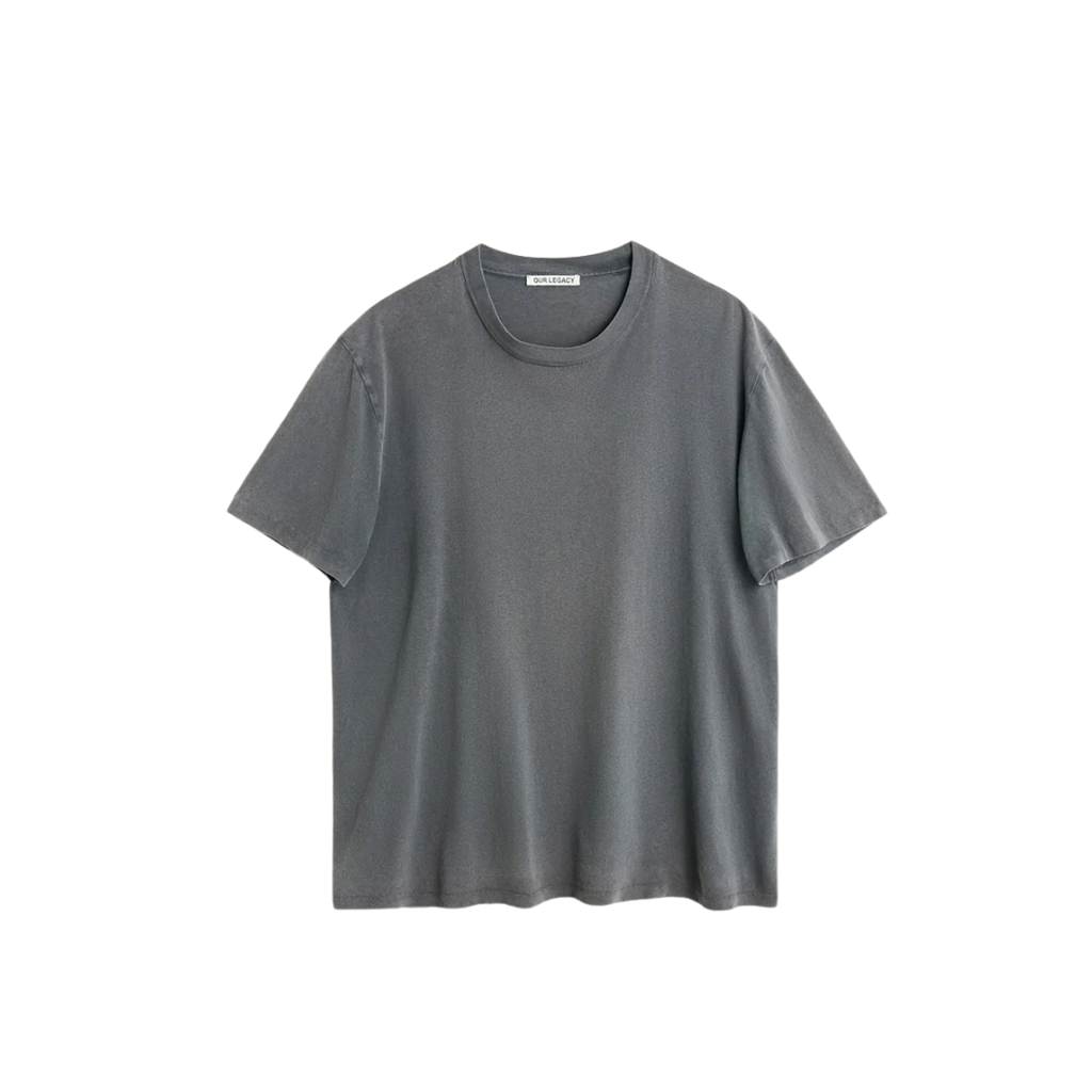 Our Legacy Box T-shirt in Worn Black Legacy Jersey