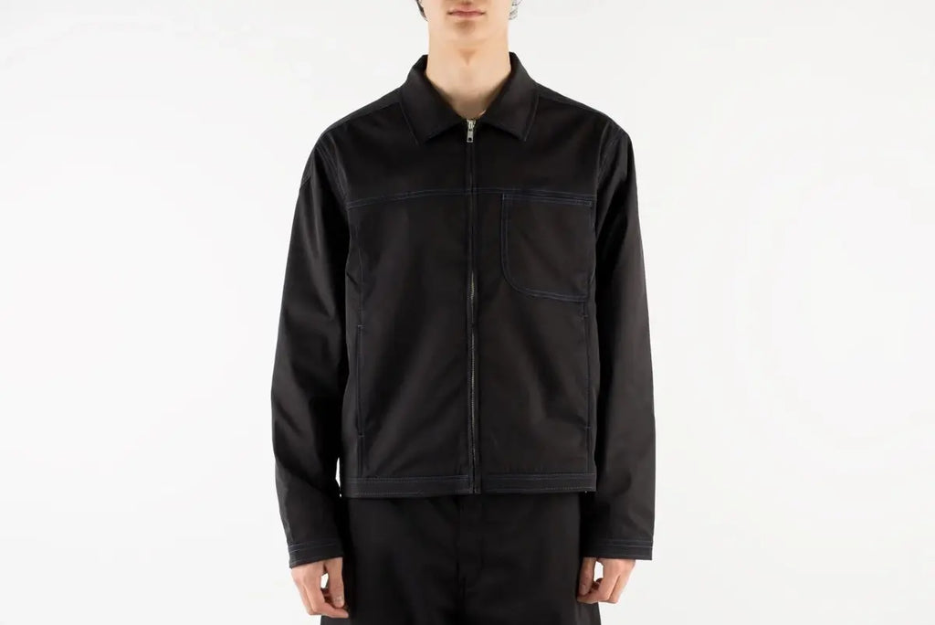 AFFXWRKS Boxed Blouson Nylon Twill Zipped Jacket