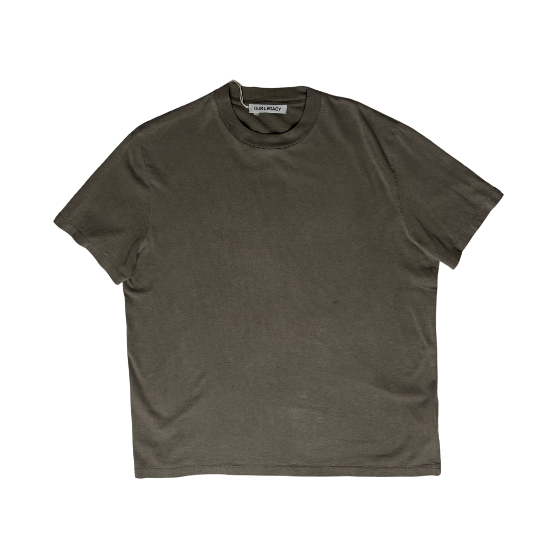 Our Legacy Box T-shirt in Worn Black Legacy Jersey
