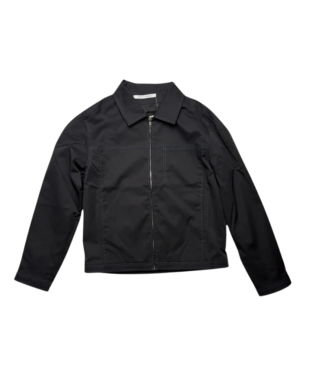 Boxed Blouson Nylon Twill Zipped Jacket