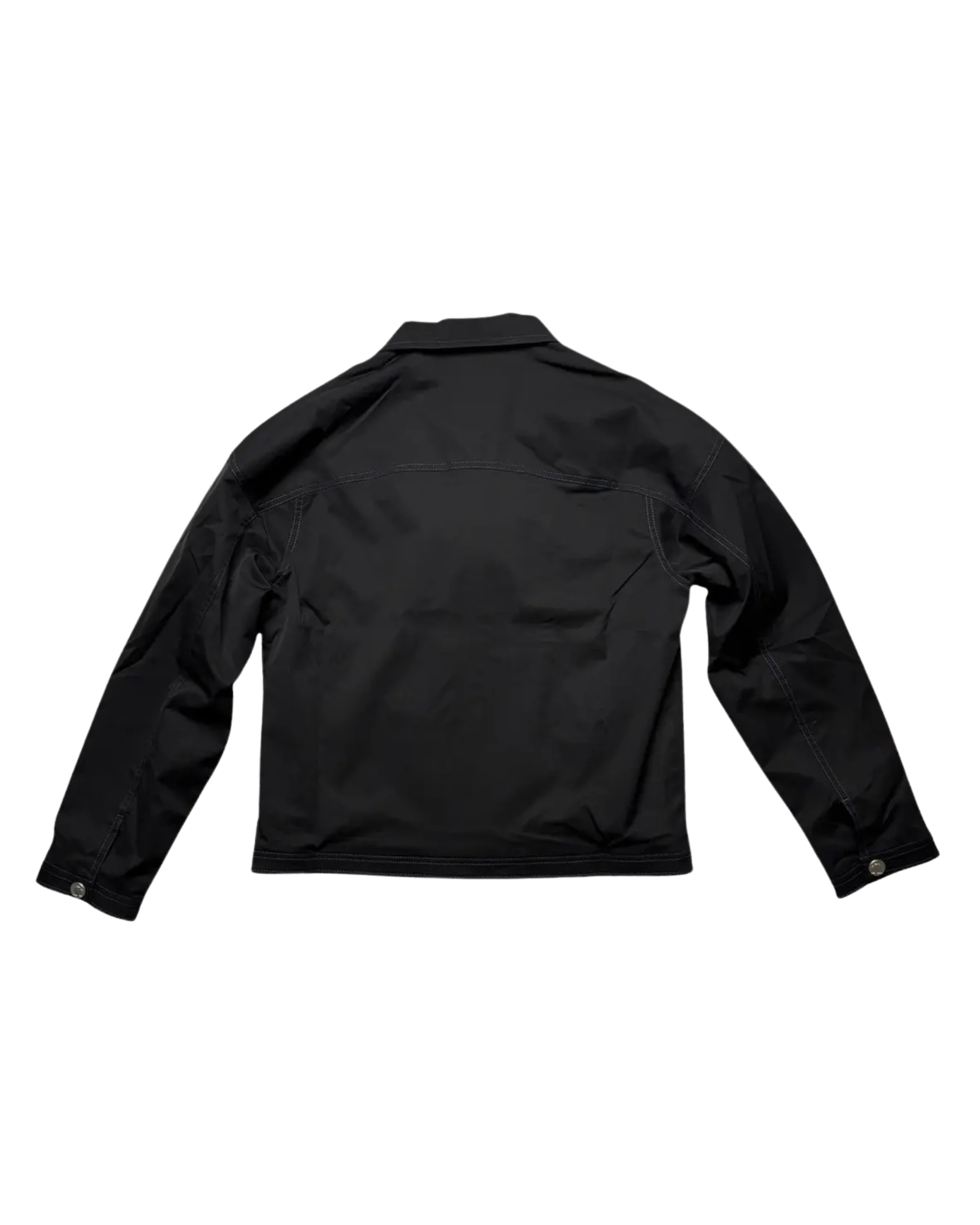 Boxed Blouson Nylon Twill Zipped Jacket