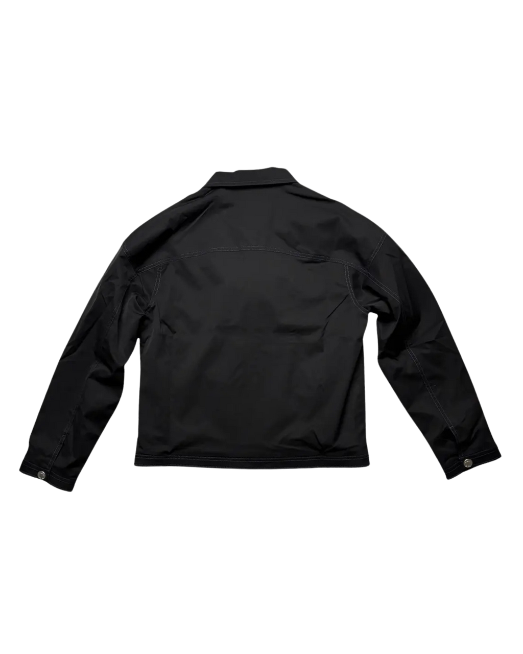 Boxed Blouson Nylon Twill Zipped Jacket