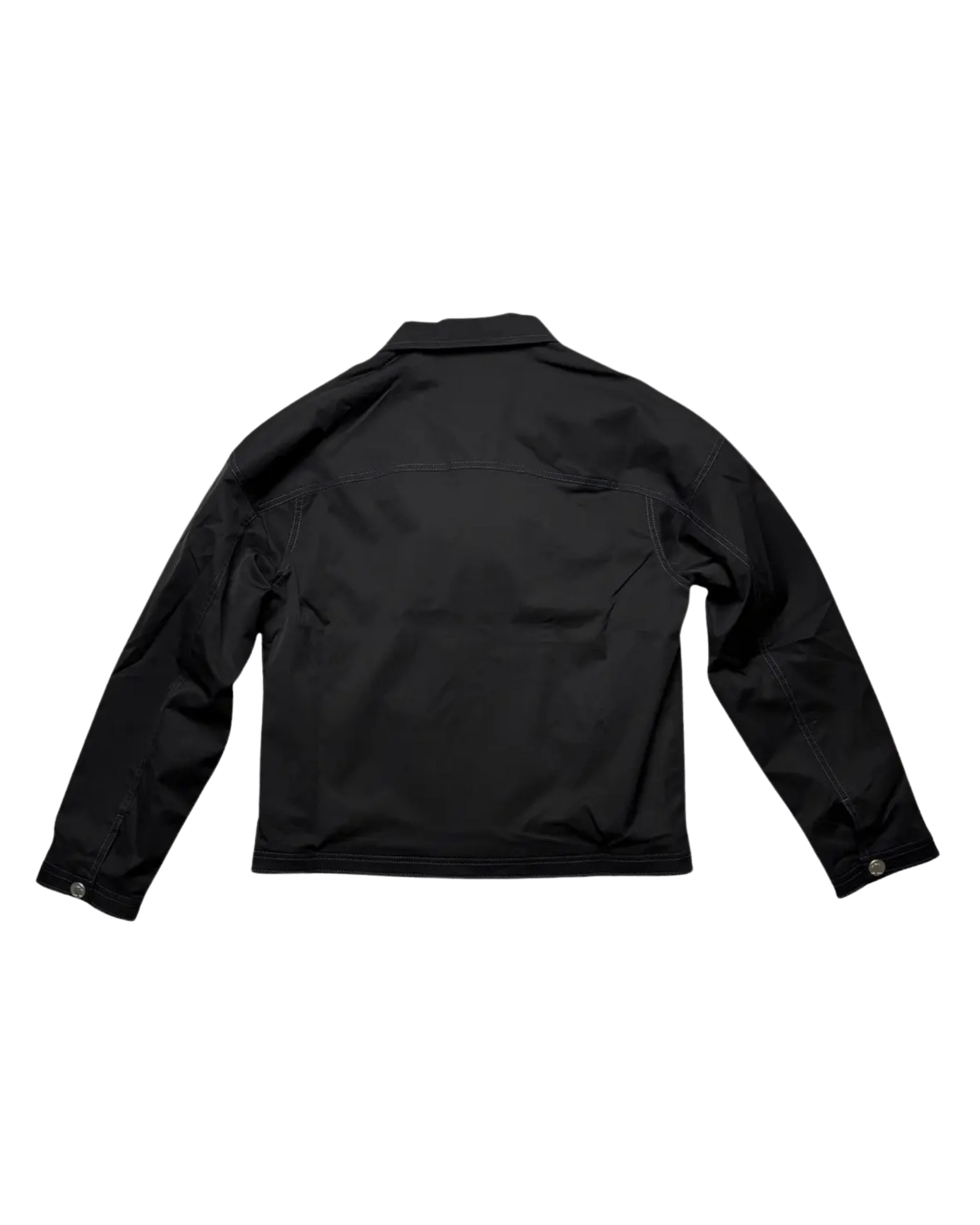 Boxed Blouson Nylon Twill Zipped Jacket