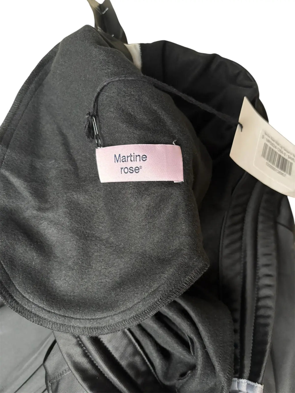 Martine Rose SS24 Wide Leg Flare Black/Grey/Blue Paneled Trackpant