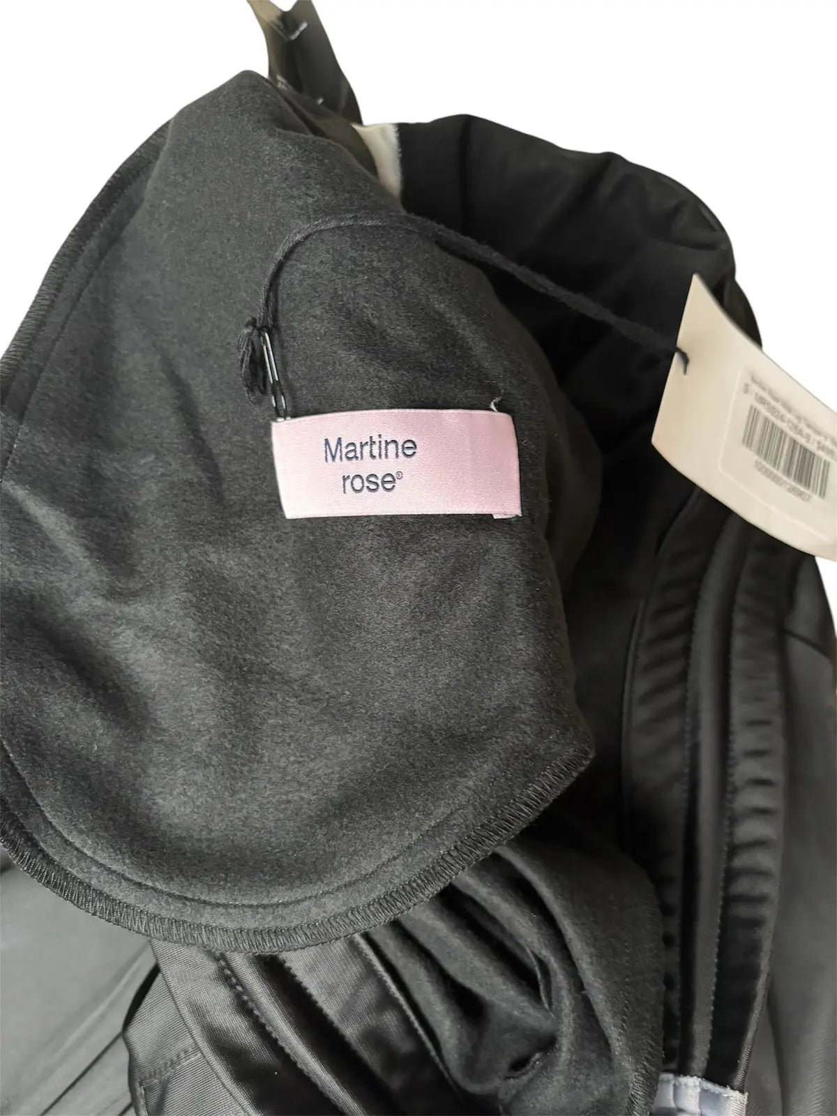 Martine Rose SS24 Wide Leg Flare Black/Grey/Blue Paneled Trackpant