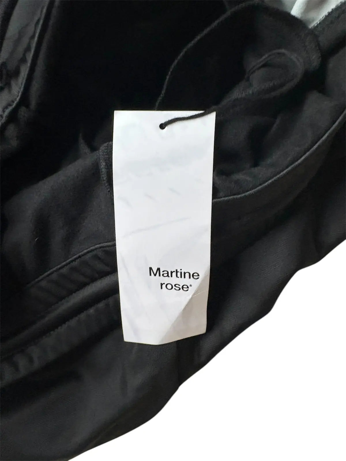 Martine Rose SS24 Wide Leg Flare Black/Grey/Blue Paneled Trackpant