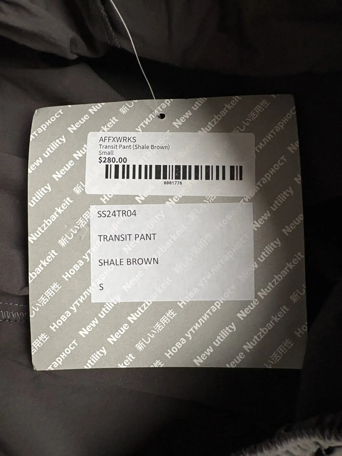AFFXWRKS Transit Water-Repellent Nylon Shell Track Pants