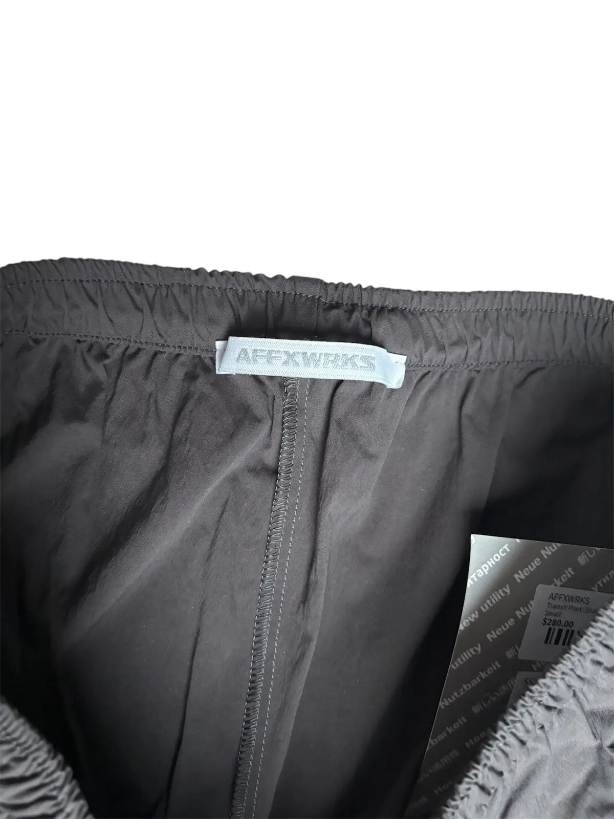 AFFXWRKS Transit Water-Repellent Nylon Shell Track Pants