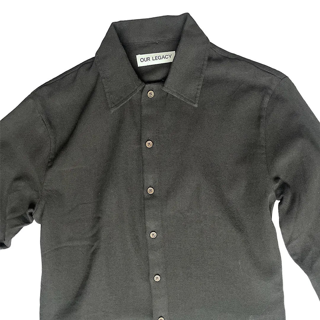 Our Legacy ISOLA Sparse Panama Knit Shirt