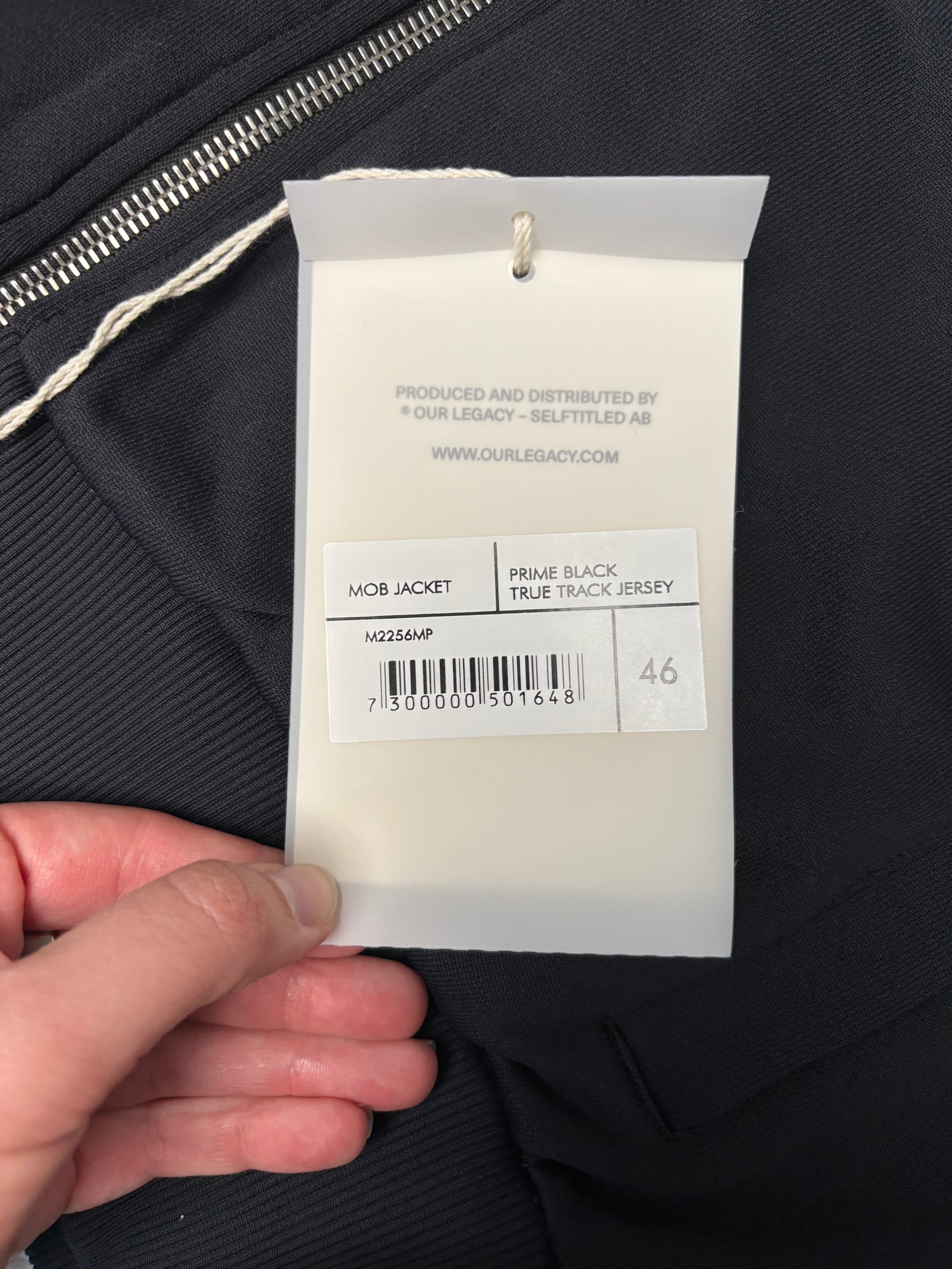 Our Legacy Black Mob Track Jacket