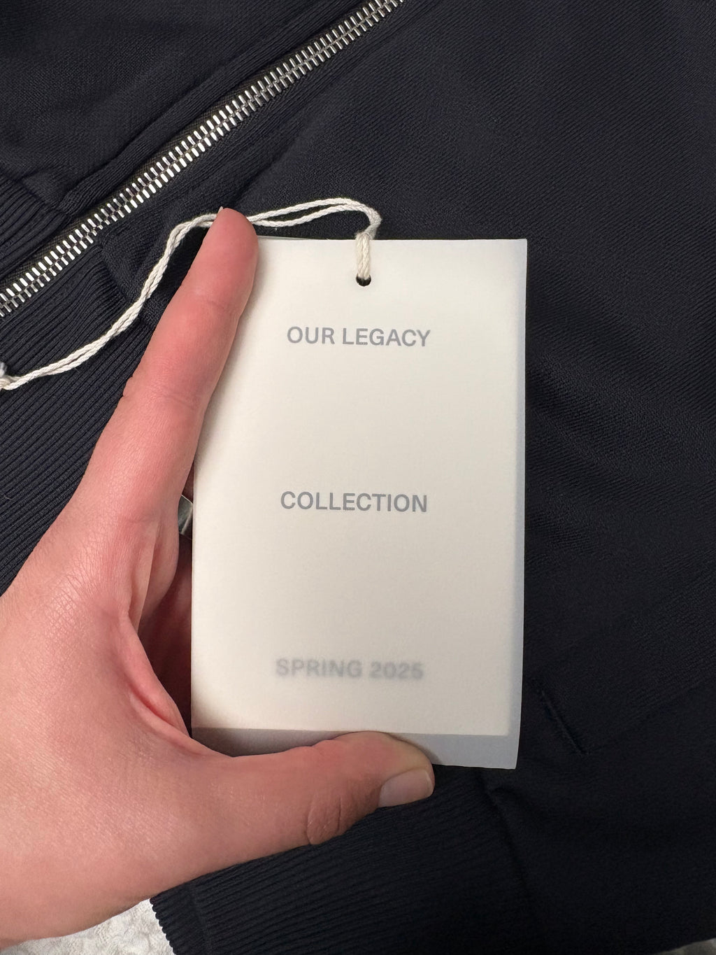 Our Legacy Black Mob Track Jacket