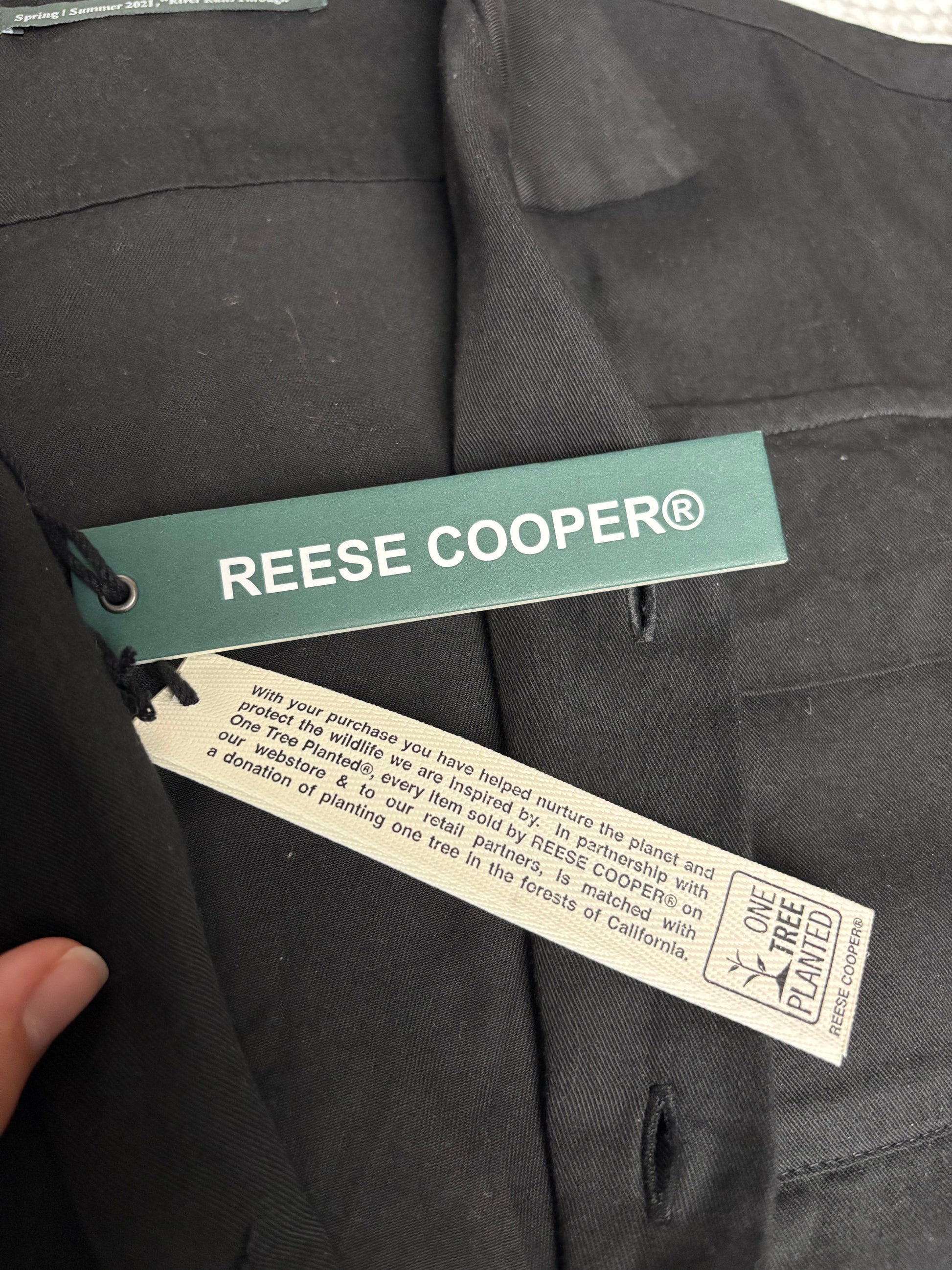 Reese Cooper Short Sleeve Cotton Cargo Shirt