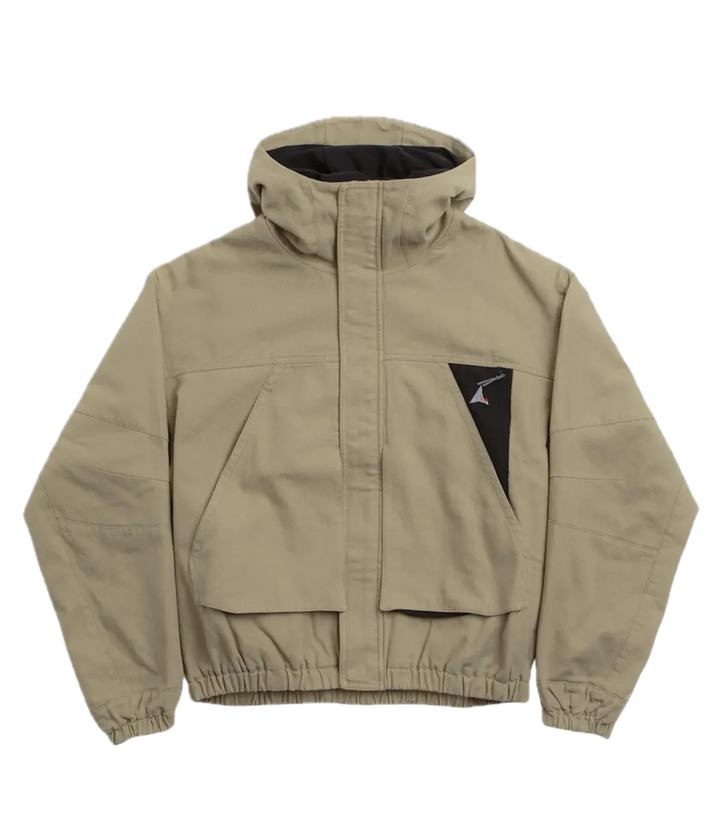 ROA Taupe Canvas Cotton Workwear Jacket