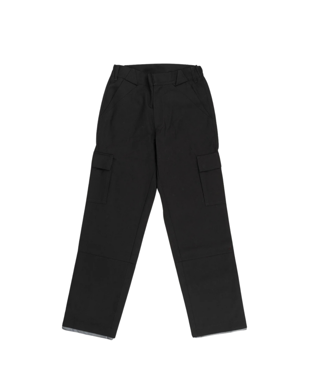 GR10K Klopman Shank Structured Black Cargo Pants