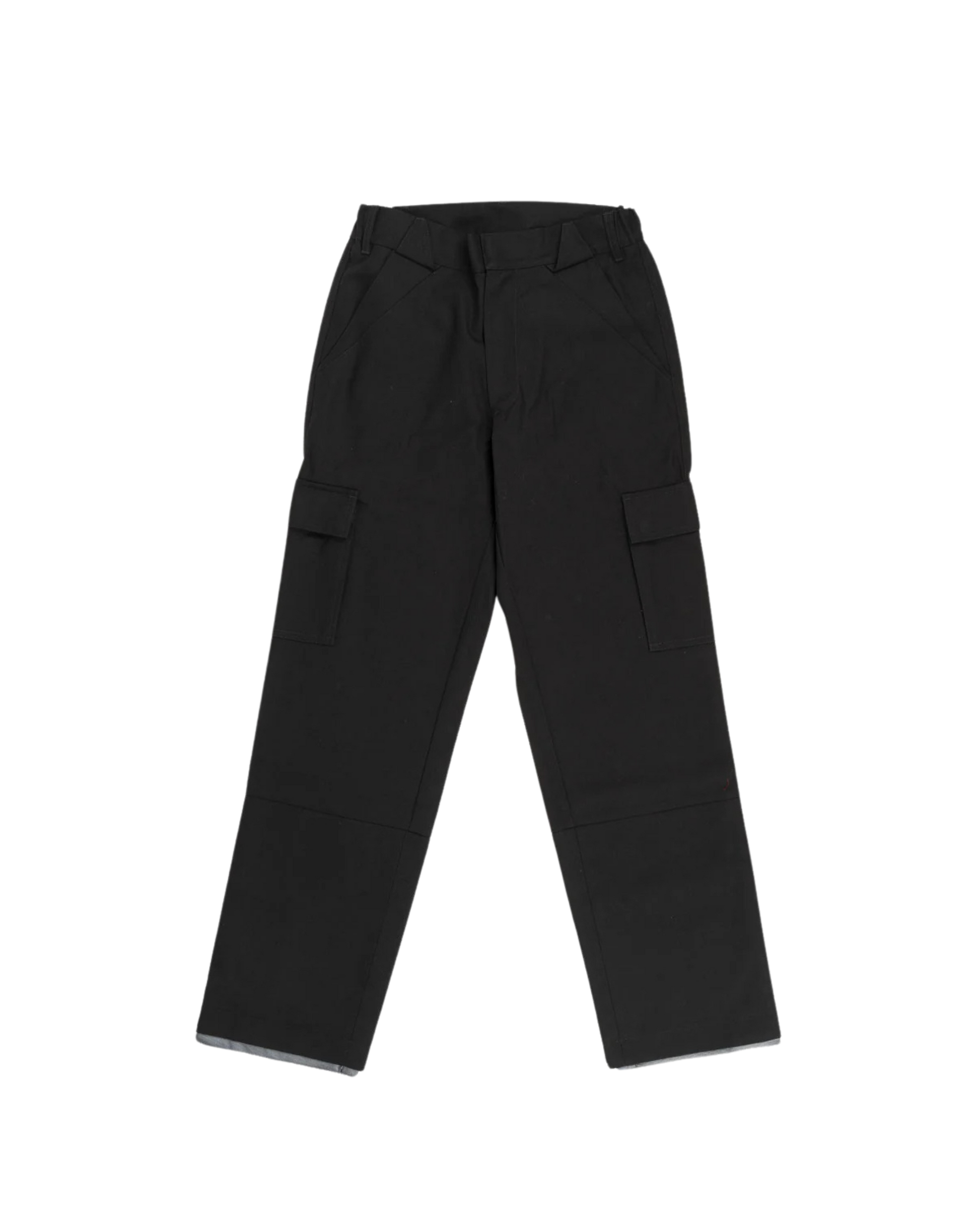 GR10K Klopman Shank Structured Black Cargo Pants