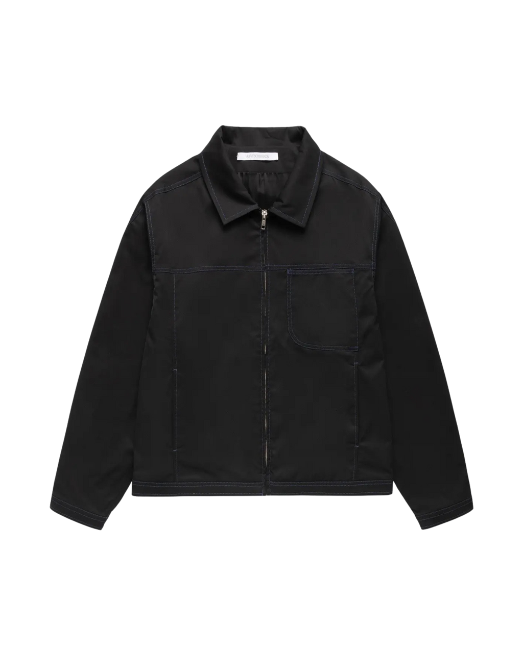 Boxed Blouson Nylon Twill Zipped Jacket