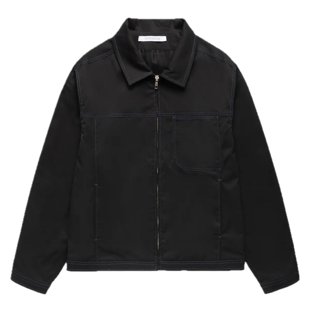 AFFXWRKS Boxed Blouson Nylon Twill Zipped Jacket