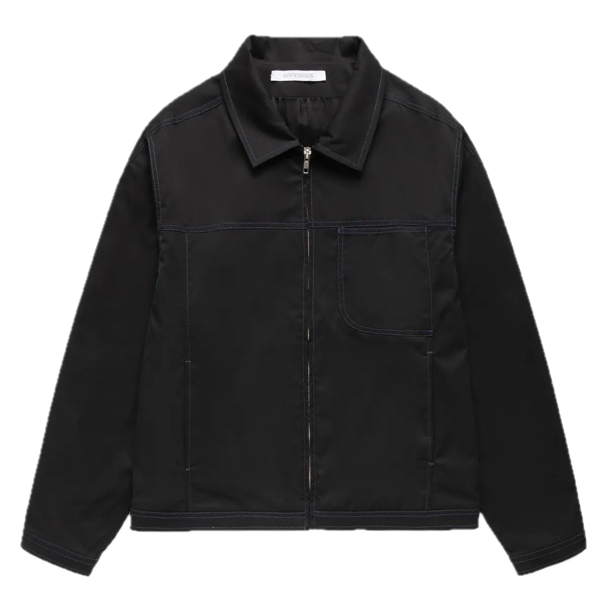AFFXWRKS Boxed Blouson Nylon Twill Zipped Jacket