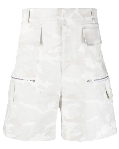 1017 Alyx 9SM Grey/White Camouflage Cargo Shorts