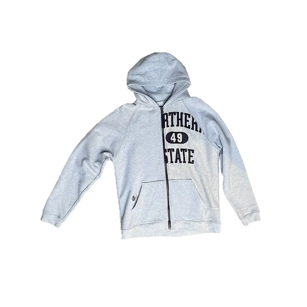 Reese Cooper Reconstructed Vintage Champion Zip-up Hooded Sweatshirt